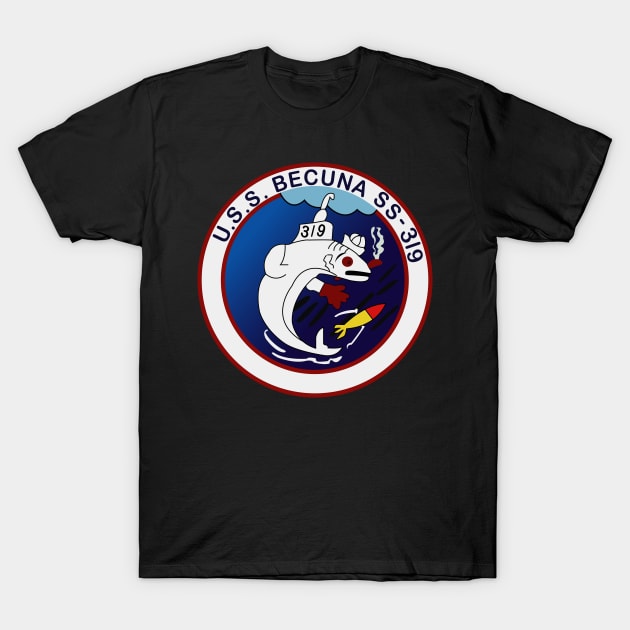 USS Becuna (SS-319) wo Txt T-Shirt by twix123844